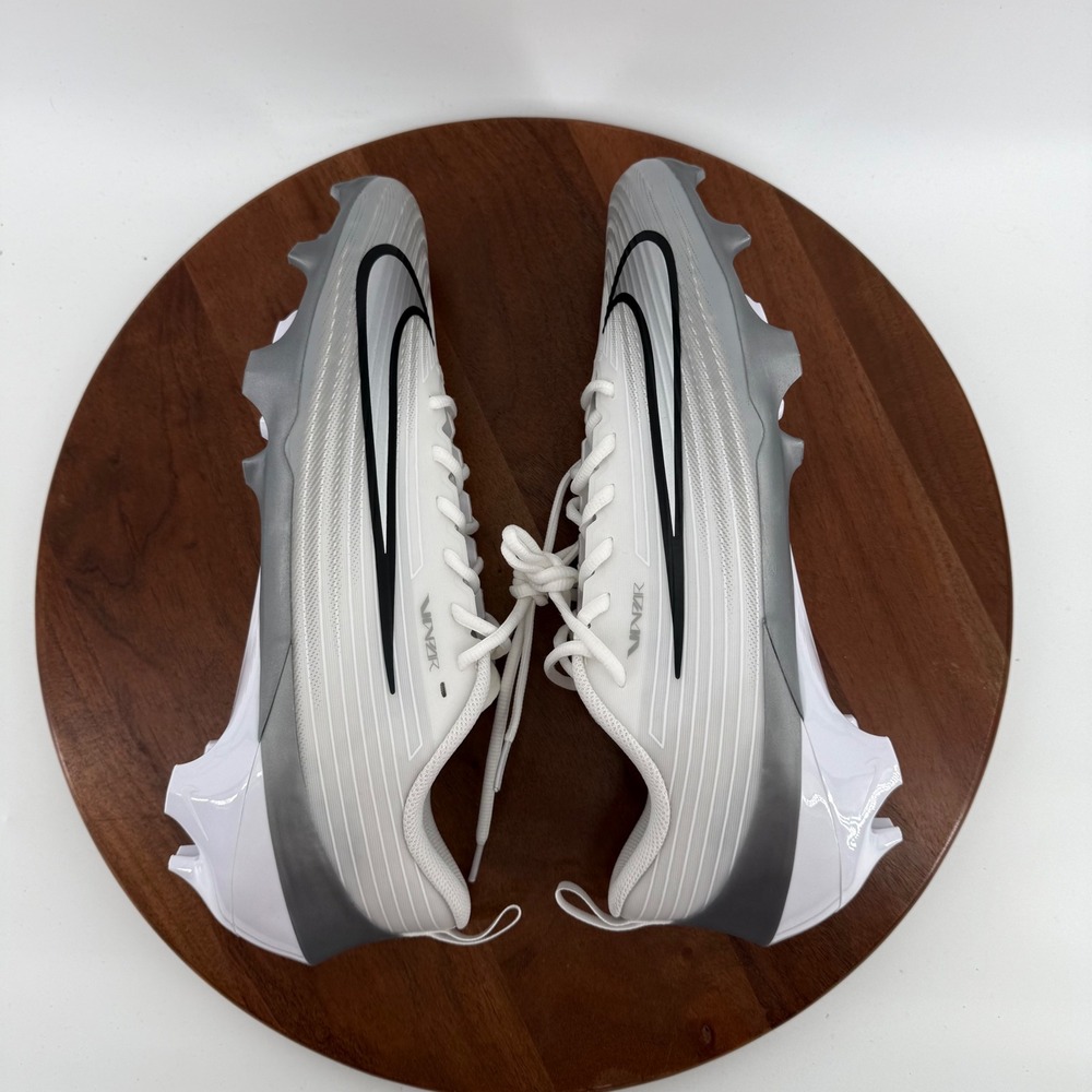 Nike Vapor Speed 3 Football Cleats White Grey FB3303-100 Mens Size 13 - Picture 9 of 9